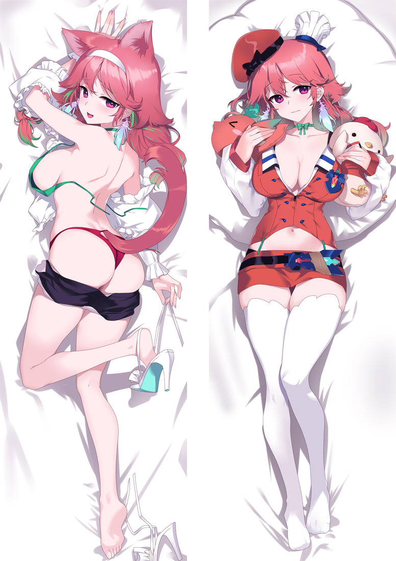 Hololive Virtual Youtuber Hakui Koyori Anime Dakimakura Body Pillow Cover