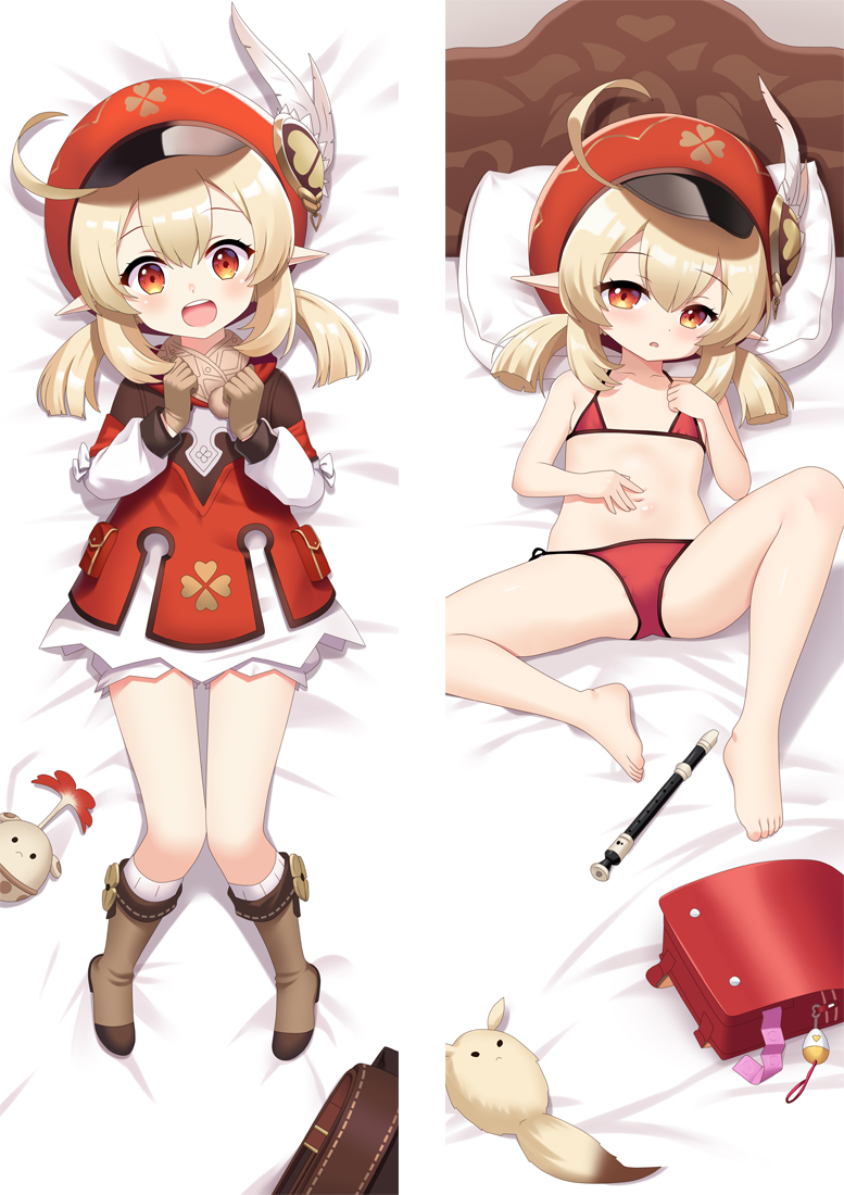 Genshin Impact Klee Anime Dakimakura Body Pillow Cover