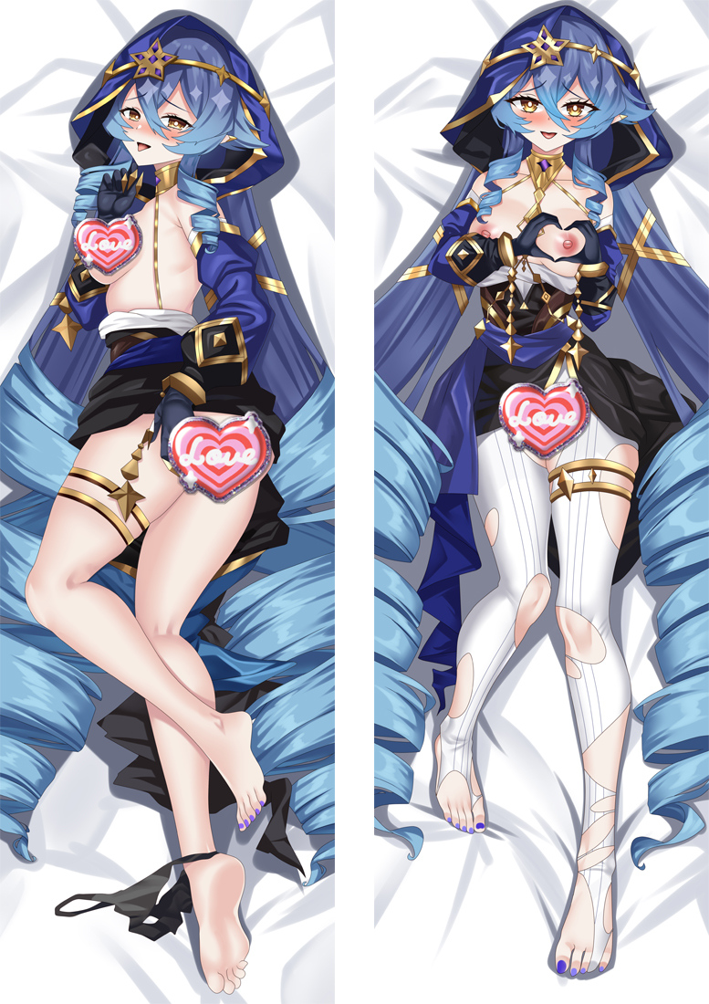 Genshin Impact Layla Anime Dakimakura Body Pillow Cover