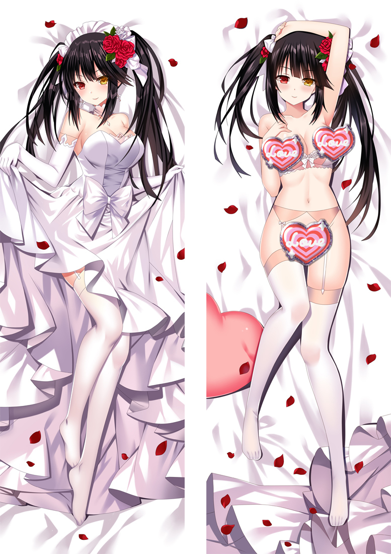 Date A Live Tokisaki Kurumi Anime Dakimakura Body Pillow Cover