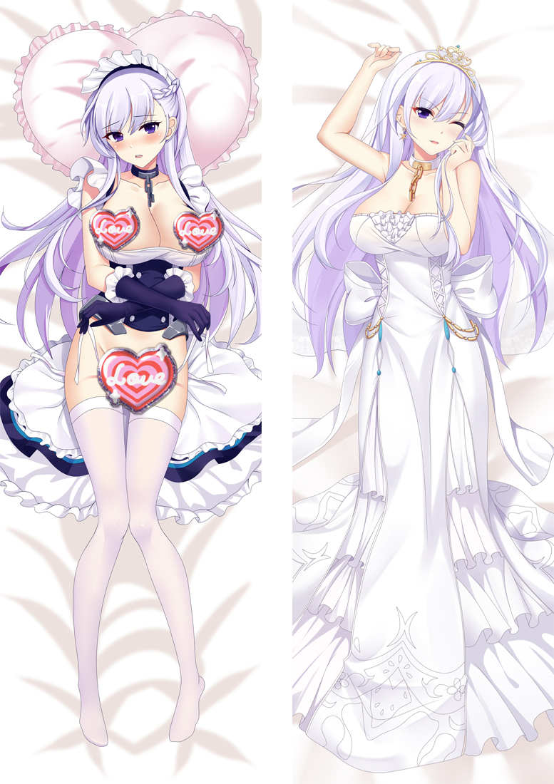 Azur Lane Belfast Anime Dakimakura Body Pillow Cover