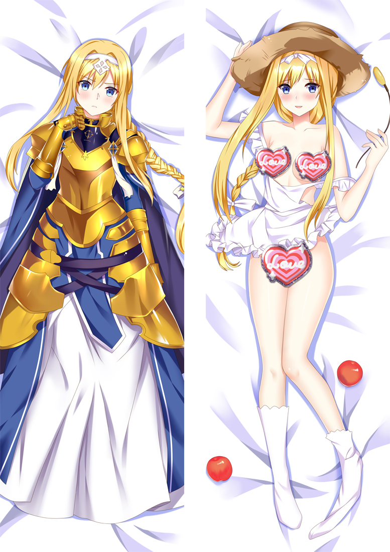 Sword Art Online Alice Zuberg Anime Dakimakura Body Pillow Cover H3883-B