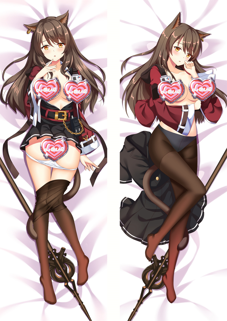 Arknights AMIYA Anime Dakimakura Body Pillow Cover