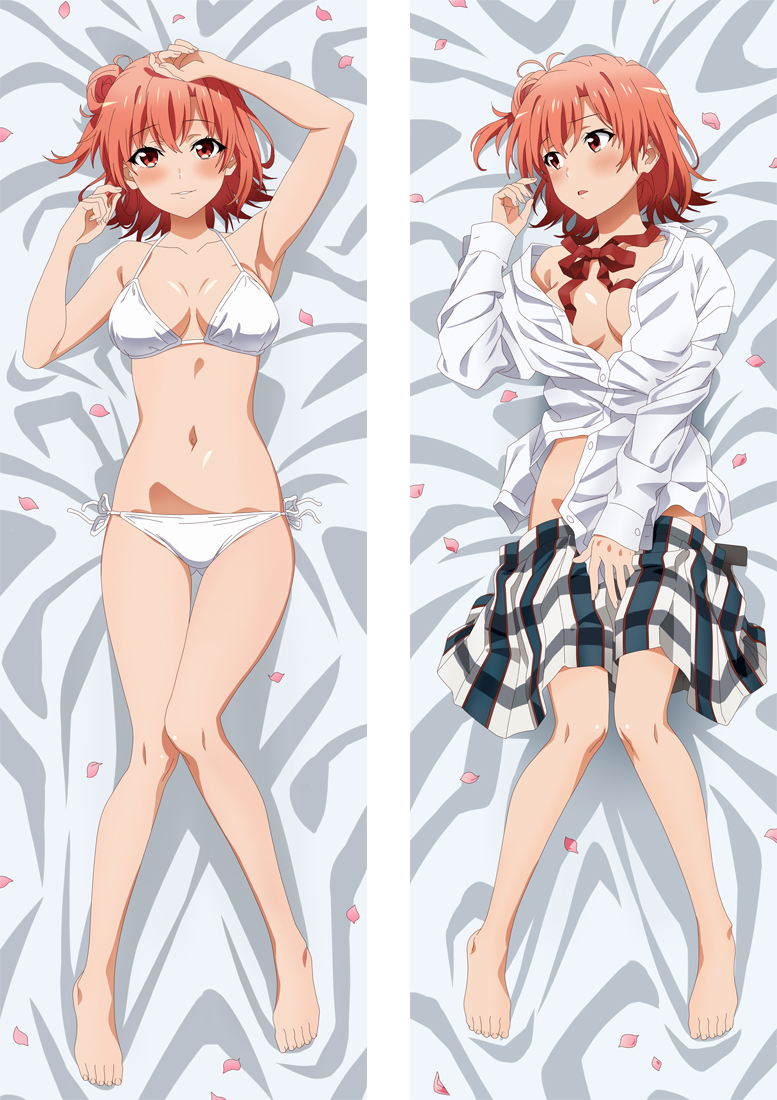 My Youth Romantic Comedy Is Wrong, As I Expected Yui Yuigahama Anime Dakimakura Pillow Cover