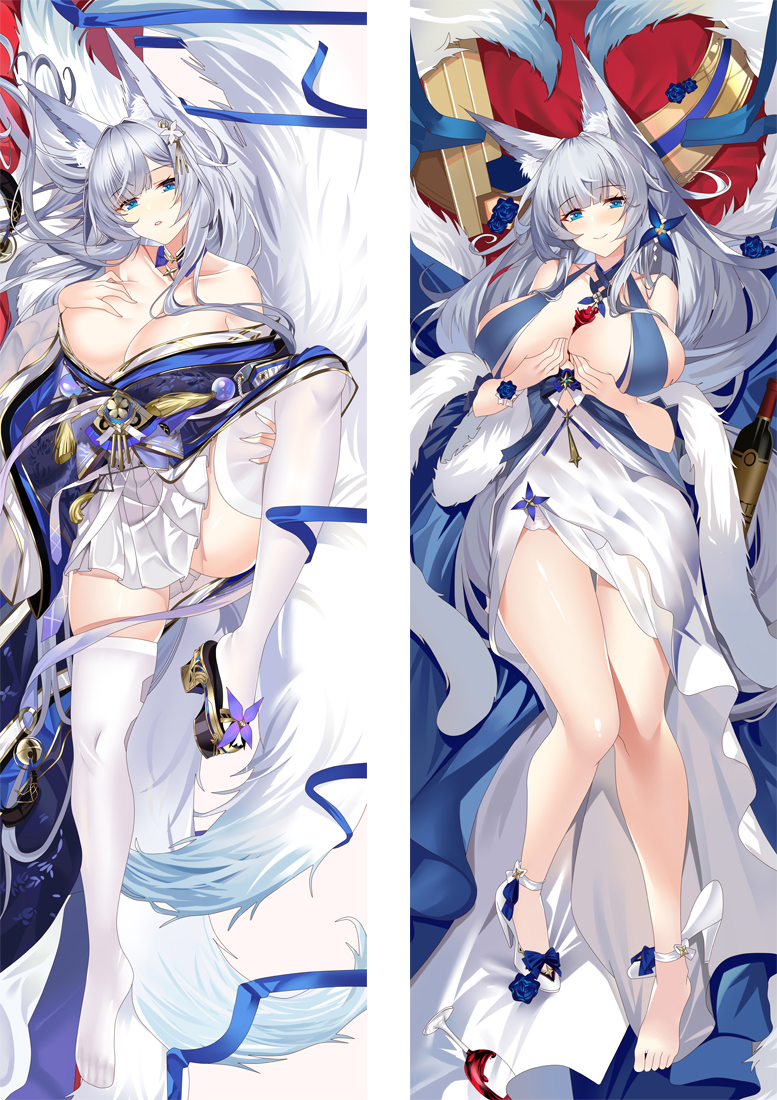Azur Lane Shinano Anime Dakimakura Pillow Cover