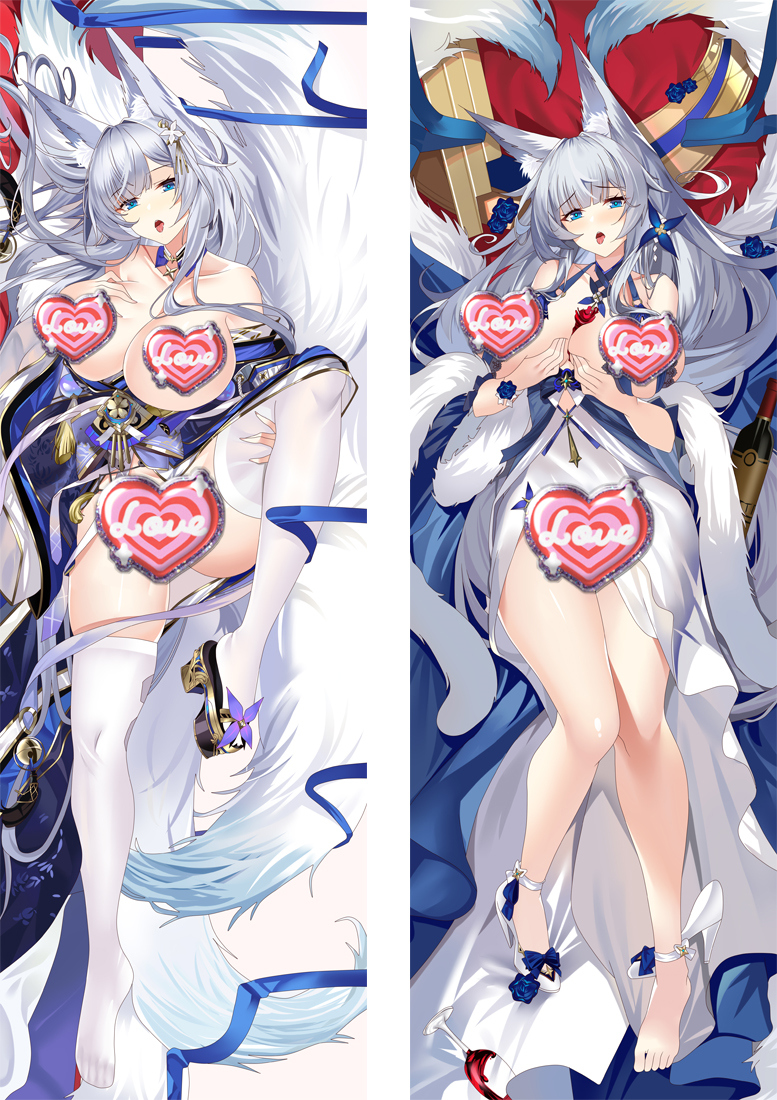 Azur Lane Shinano Anime Dakimakura Pillow Cover