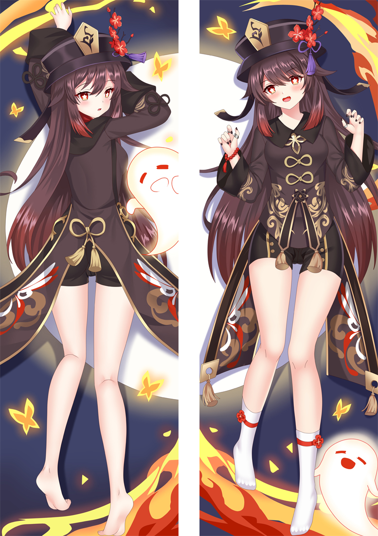 Genshin Impact Hutao Anime Dakimakura Pillow Cover