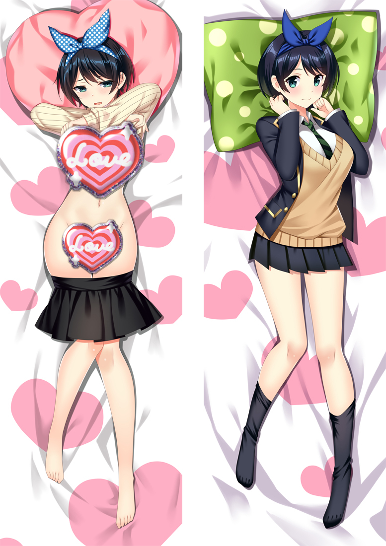 Kanojo, Okarishimasu Sarashina Ruka Anime Dakimakura Pillow Cover H4066-B