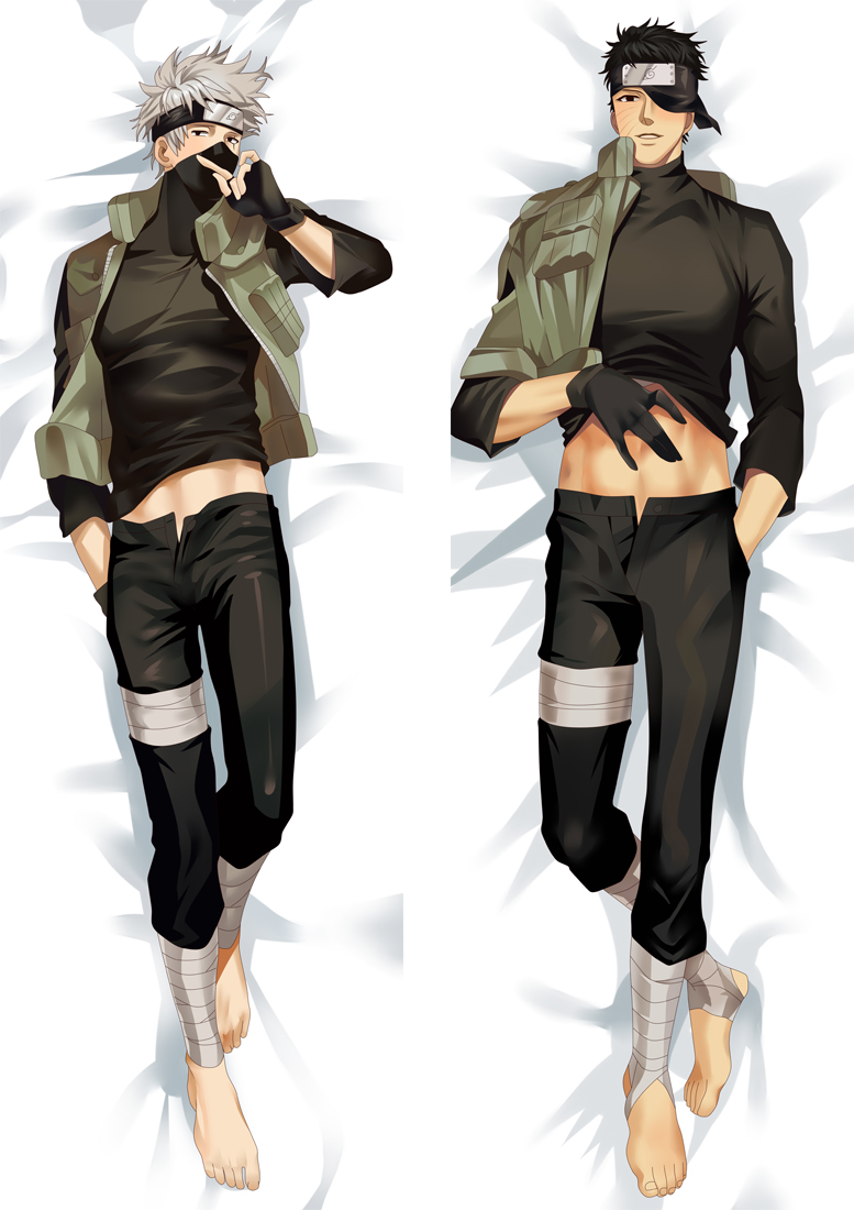 NARUTO Kakashi Hatake & Sasuke Uchiha Anime Dakimakura Body Pillow Cover