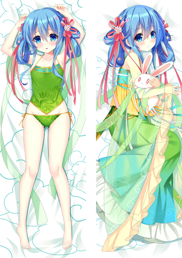 Date A Live Himekawa Yoshino Anime Dakimakura Body Pillow Cover H3903-A