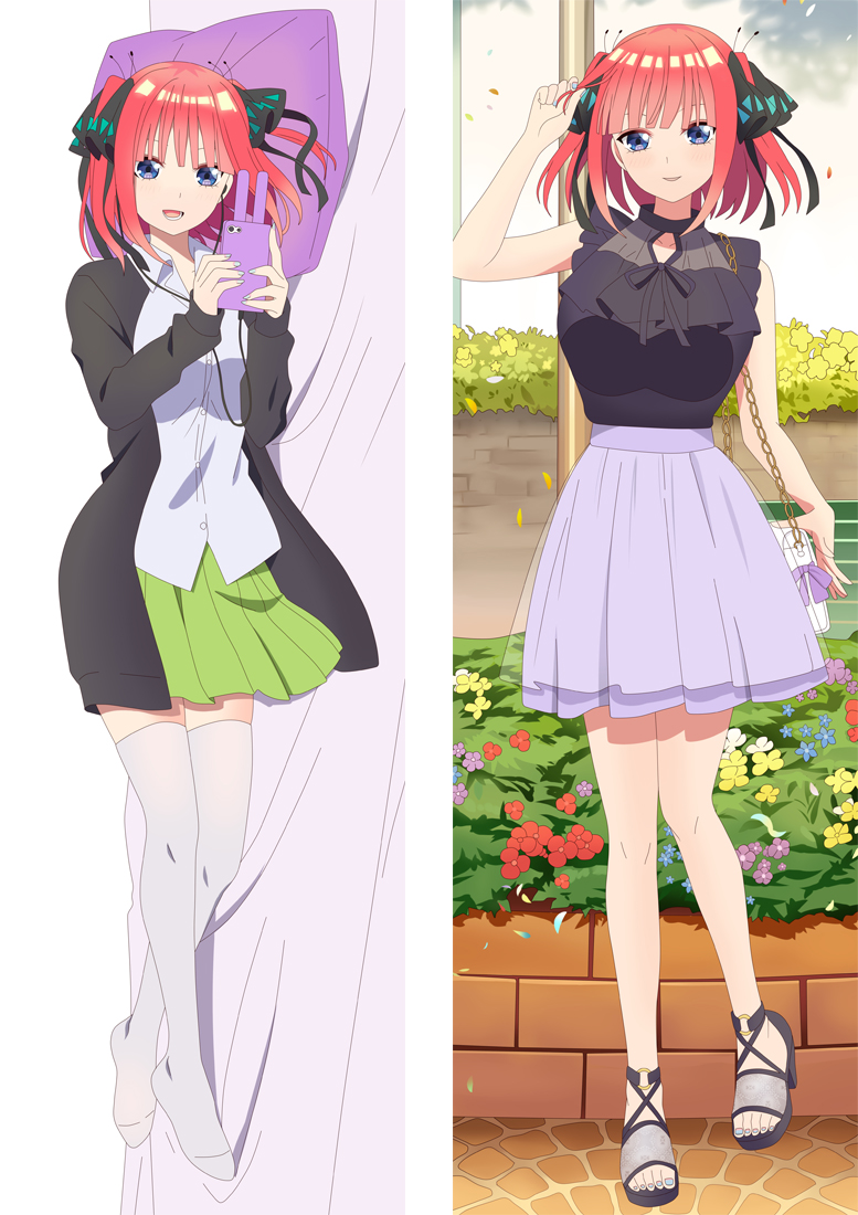 The Quintessential Quintuplets Nino Nakano Anime Dakimakura Body Pillow Cover
