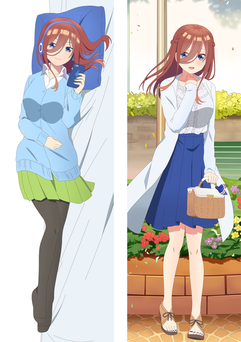 The Quintessential Quintuplets Miku Nakano Anime Dakimakura Body Pillow Cover