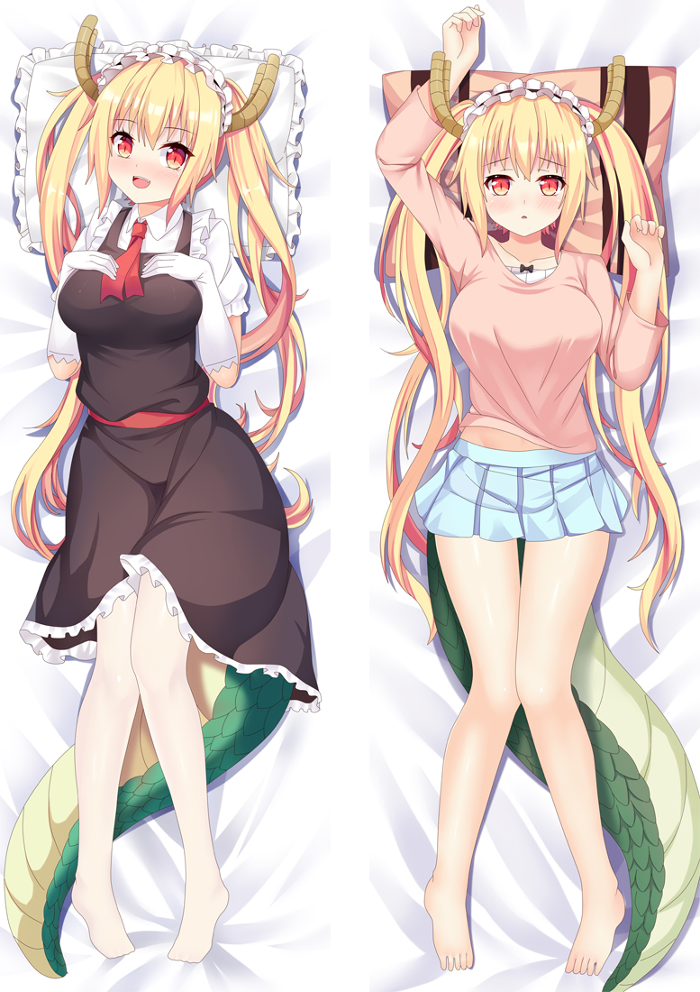Miss Kobayashis Dragon Maid Tohru Anime Dakimakura Body Pillow Cover