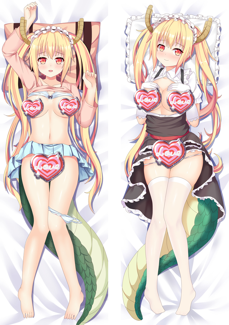 Miss Kobayashis Dragon Maid Tohru Anime Dakimakura Body Pillow Cover