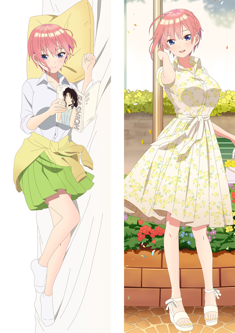 The Quintessential Quintuplets Nakano Yotsuba Anime Dakimakura Body Pillow Cover
