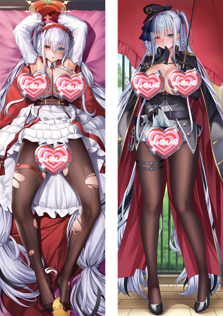 Azur Lane SMS Elbing Anime Dakimakura Body Pillow Cover
