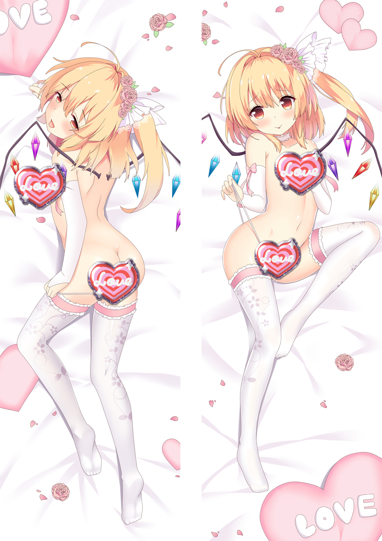 TouHou Project Flandre Scarlet Anime Dakimakura Body Pillow Cover