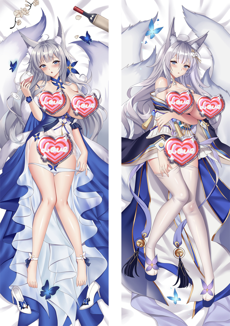 Azur Lane Shinano Anime Dakimakura Body Pillow Cover