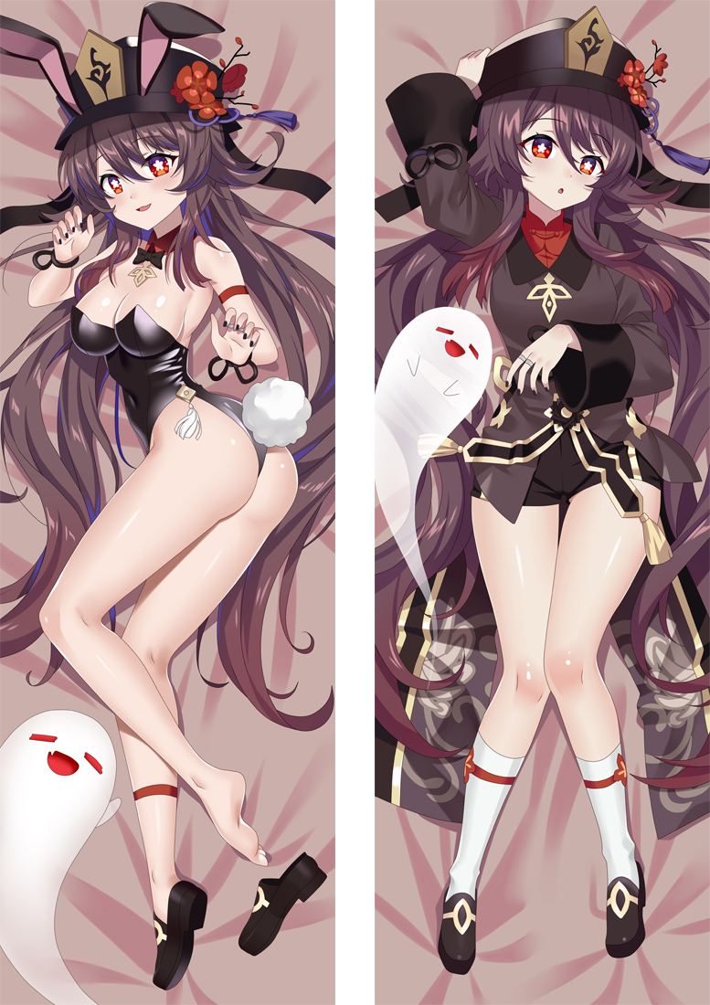 Genshin Impact Hutao Anime Dakimakura Pillow Cover