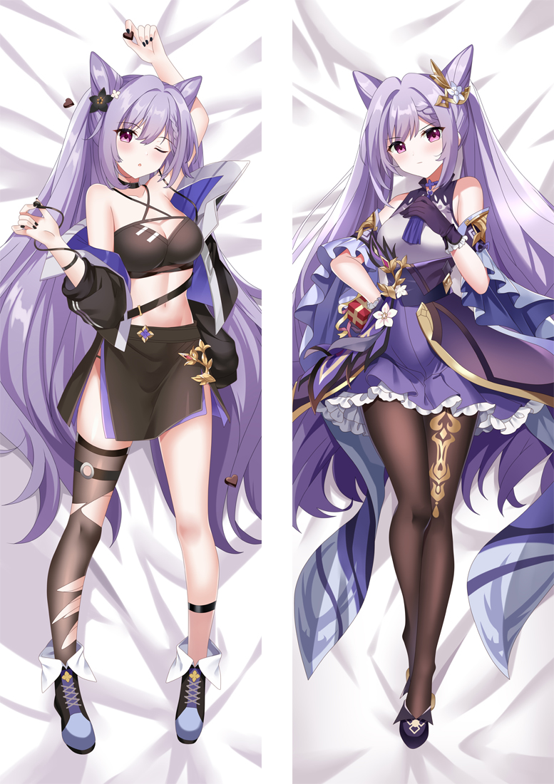 Genshin Impact KeQing Anime Dakimakura Pillow Cover