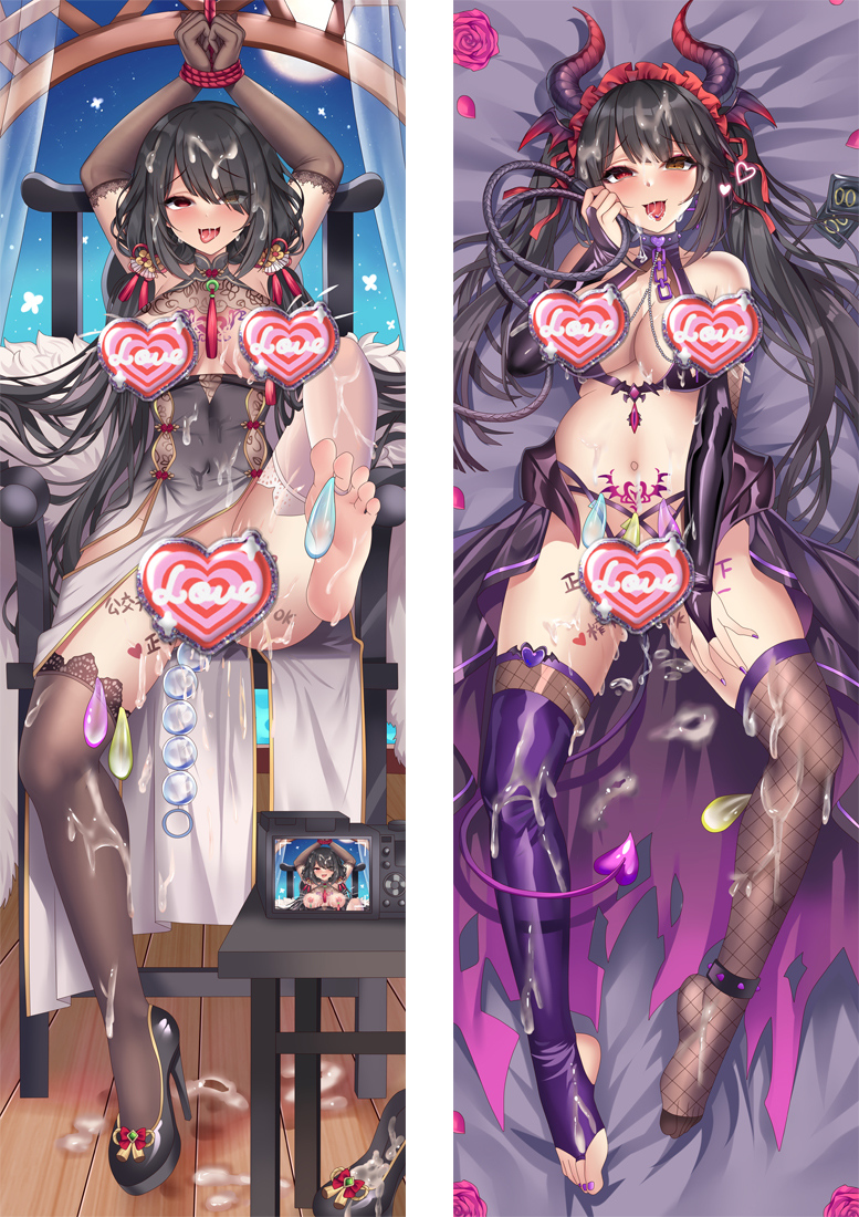 Date A Live Tokisaki Kurumi Anime Dakimakura Pillow Cover