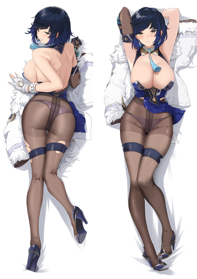 Genshin Impact Yelan Anime Dakimakura Body Pillow Cover