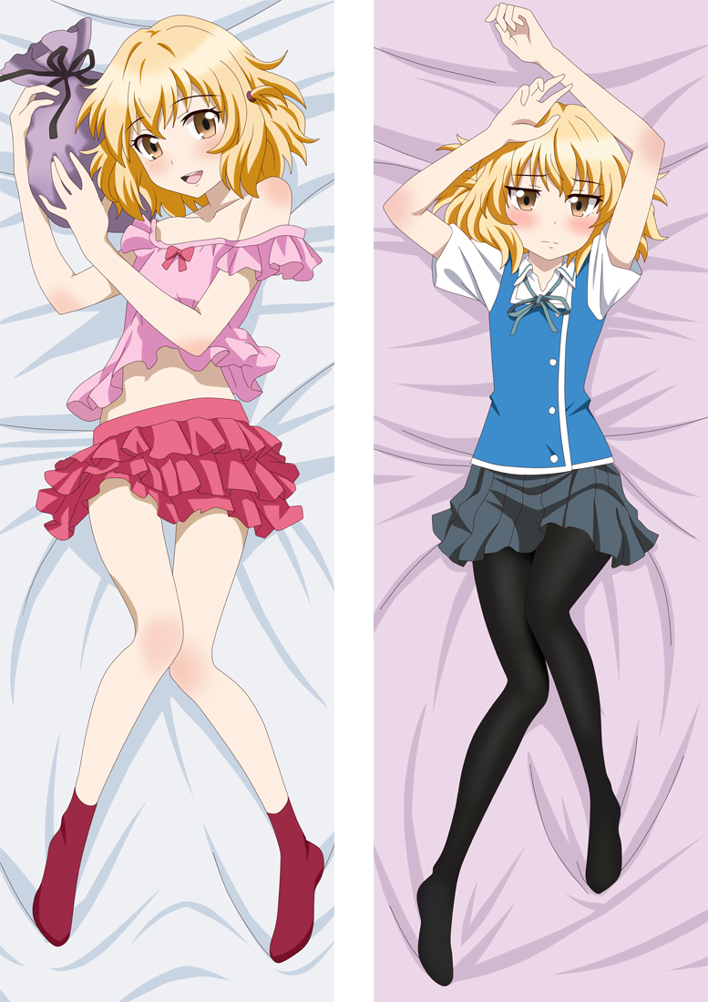 D-Frag! Roka Shibasaki Anime Dakimakura Body Pillow Cover