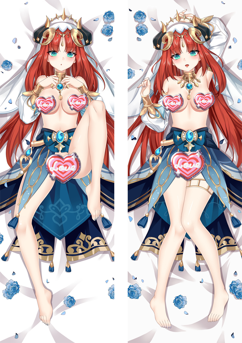 Genshin Impact Nilou Anime Dakimakura Body Pillow Cover