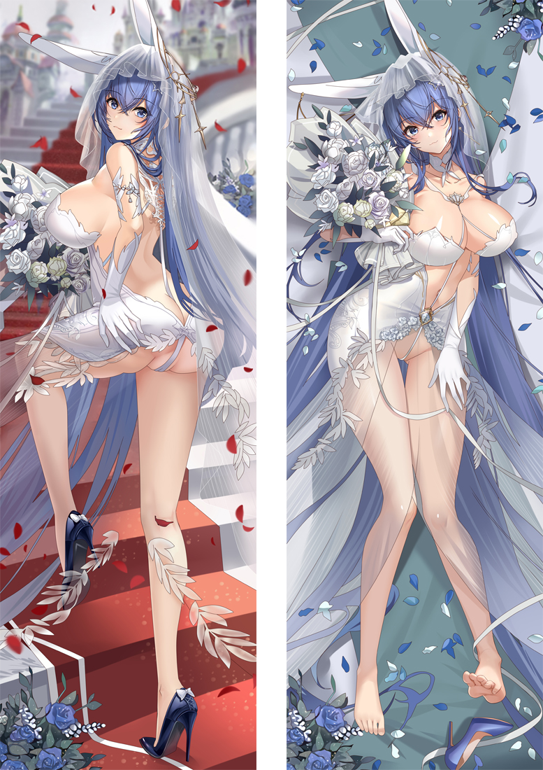 Azur Lane USS NEW JERSEY Anime Dakimakura Body Pillow Cover