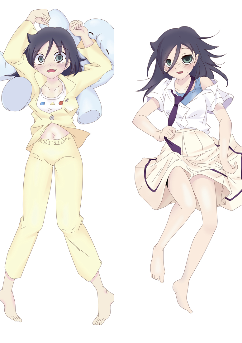 No Matter How I Look at It, It's You Guys' Fault I'm Not Popular! Kuroki Tomoko Anime Dakimakura Body Pillow Cover