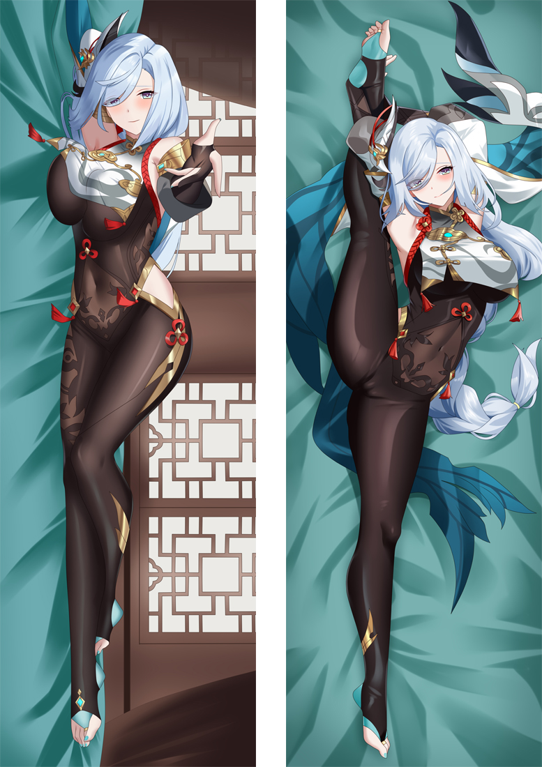 Genshin Impact Shenhe Anime Dakimakura Body Pillow Cover
