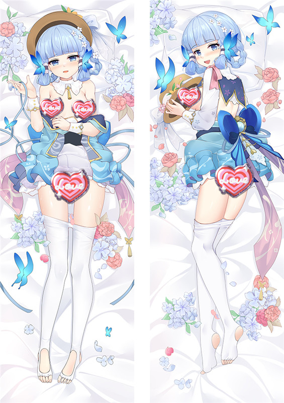 Genshin Impact Kamisato Ayaka Anime Dakimakura Body Pillow Cover