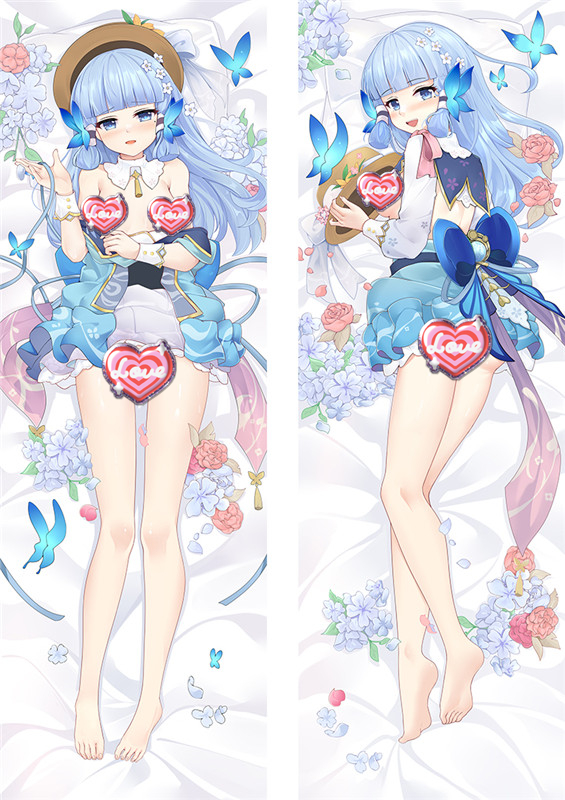 Genshin Impact Kamisato Ayaka Anime Dakimakura Body Pillow Cover