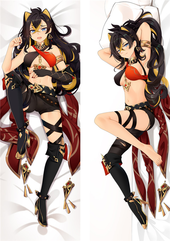 Genshin Impact Dehya Anime Dakimakura Body Pillow Cover