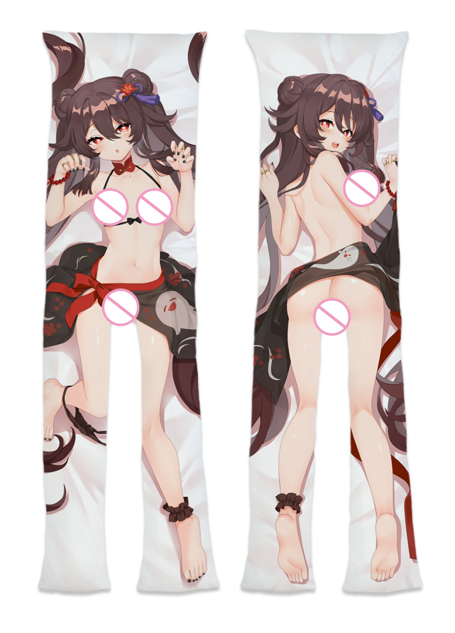 Genshin Impact Hutao Apart Legs With A Hole as a girlfriend wife Anime Dakimakura Pillow Cover