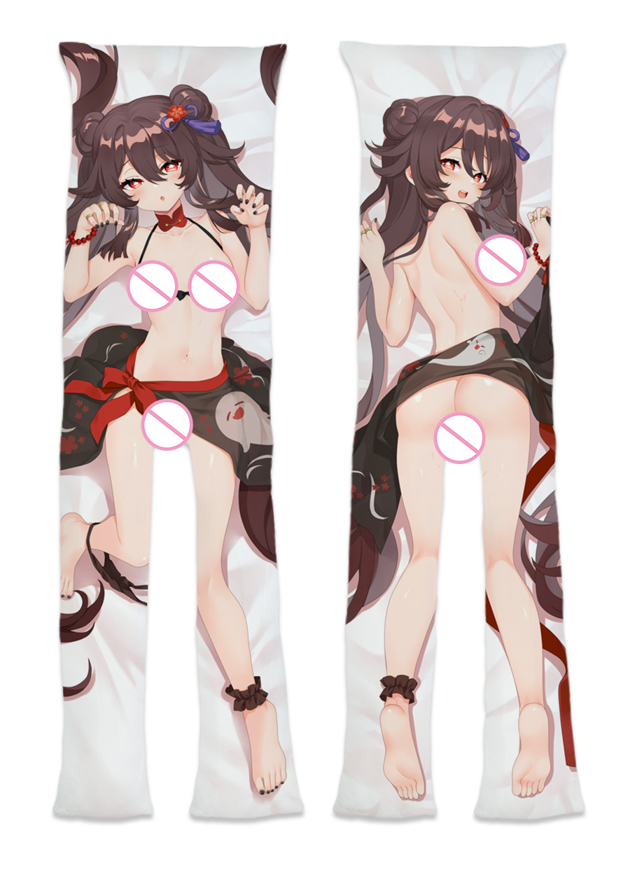 Genshin Impact Hutao Apart Legs With A Hole as a girlfriend wife Anime Dakimakura Pillow Cover
