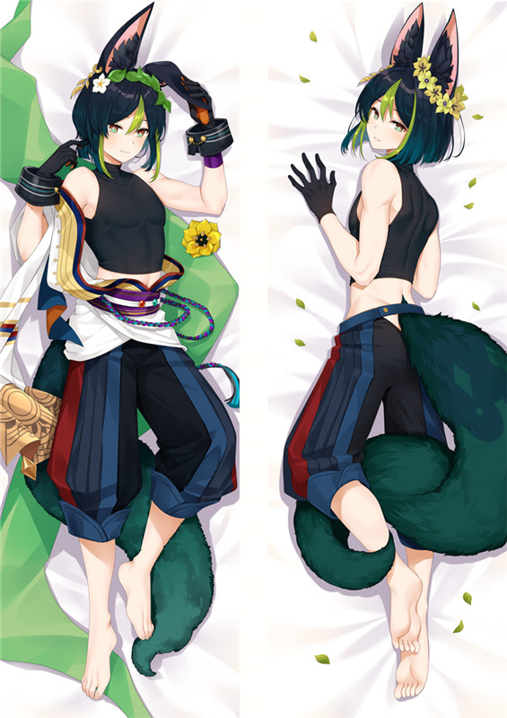 Genshin Impact Tighnari Anime Dakimakura Body Pillow Cover