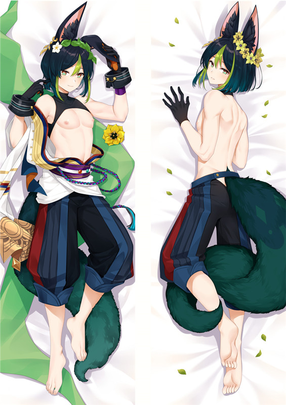 Genshin Impact Tighnari Anime Dakimakura Body Pillow Cover