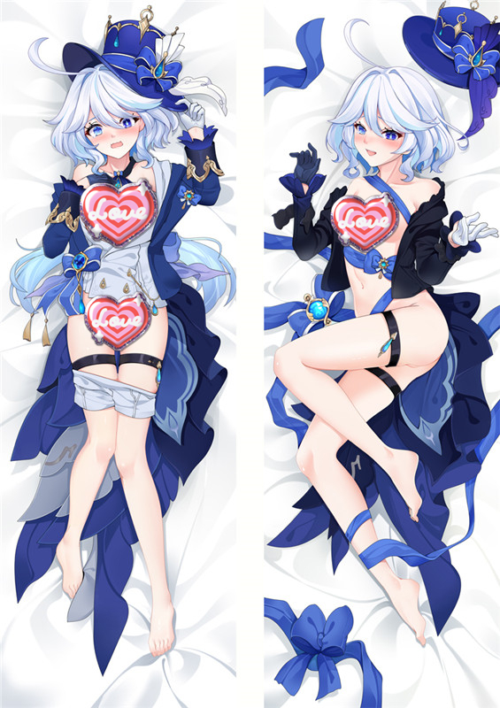 Genshin Impact Furina Anime Dakimakura Pillow Cover