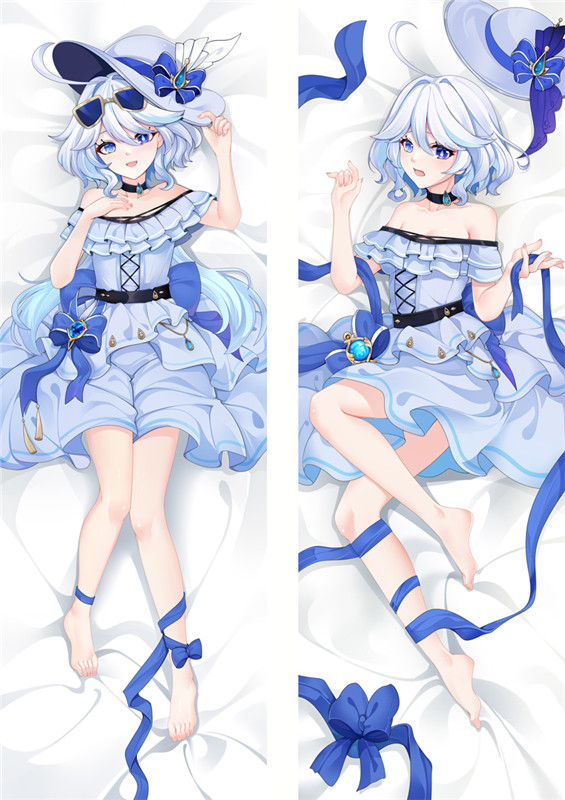 Genshin Impact Furina Anime Dakimakura Pillow Cover