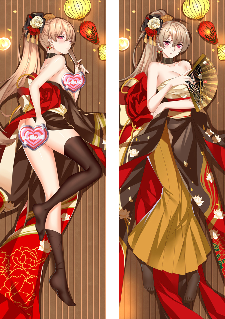 Azur Lane MNF Jean Bart Anime Dakimakura Body Pillow Cover