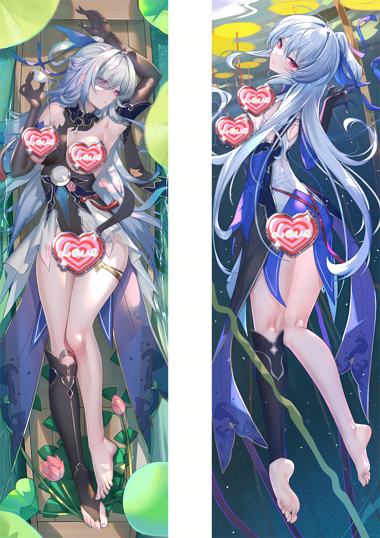 Honkai: Star Rail Jingliu Anime Dakimakura Pillow Cover