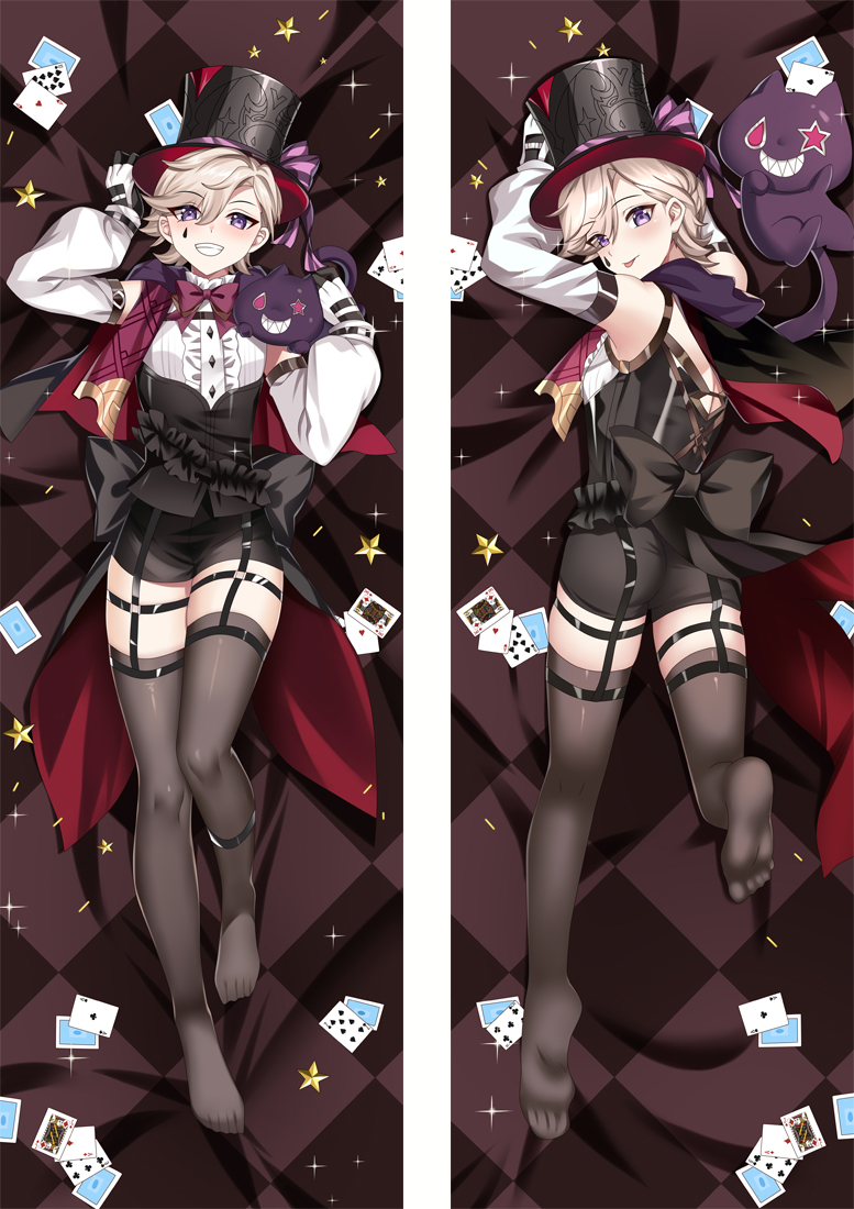 Genshin Impact Lyney Anime Dakimakura Pillow Cover