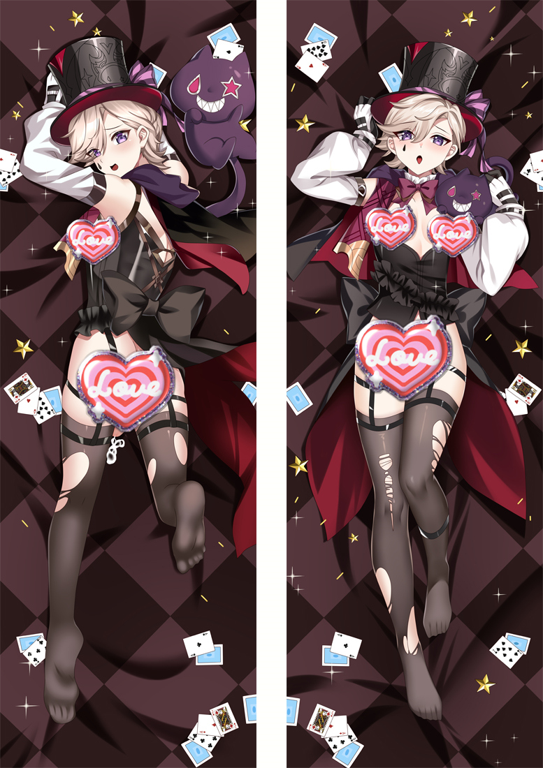 Genshin Impact Lyney Anime Dakimakura Pillow Cover
