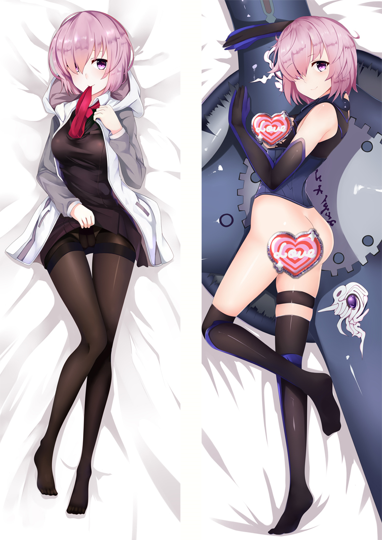 Fate/Grand Order FGO Mash Kyrielight Anime Dakimakura Pillow Cover
