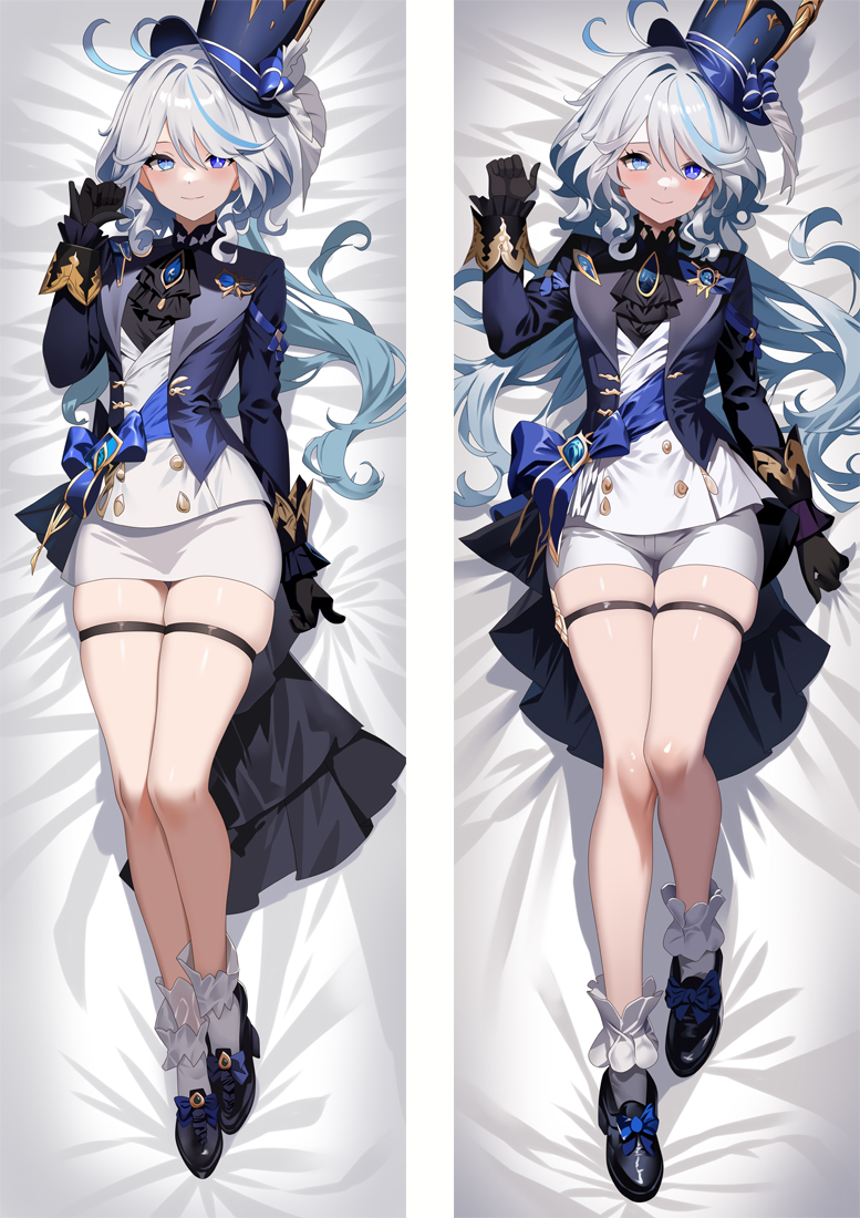 Genshin Impact Focalors Anime Dakimakura Pillow Cover