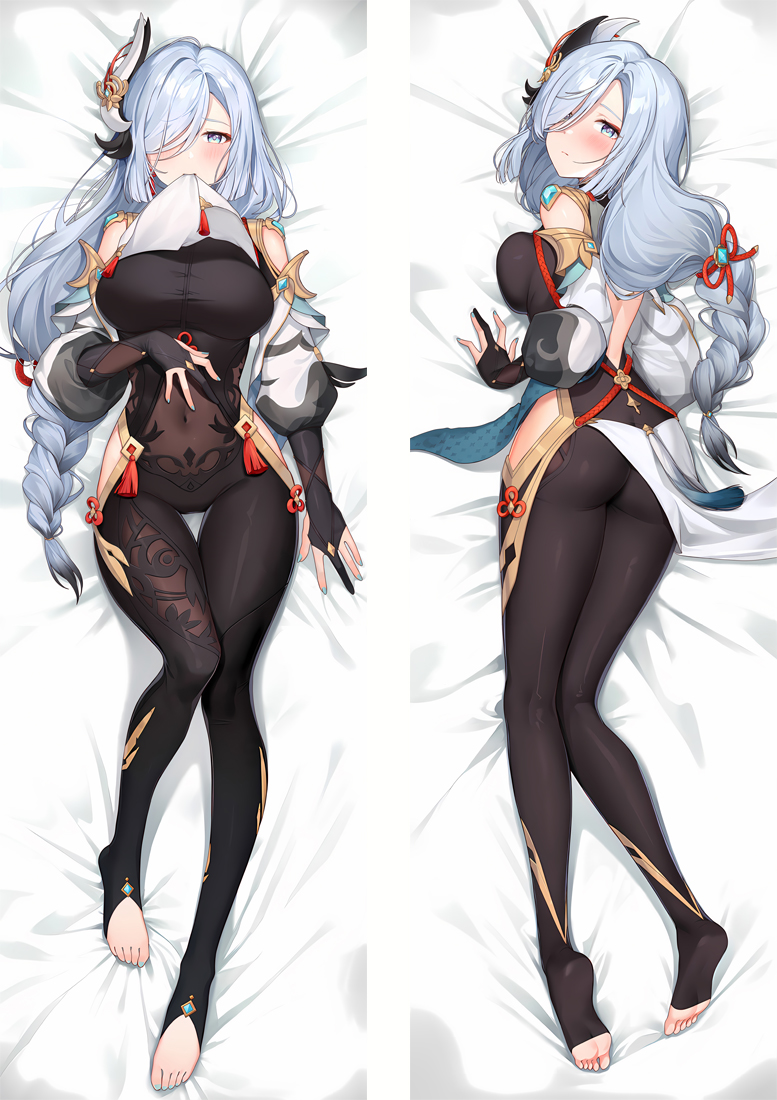 Genshin Impact Shenhe Anime Dakimakura Pillow Cover