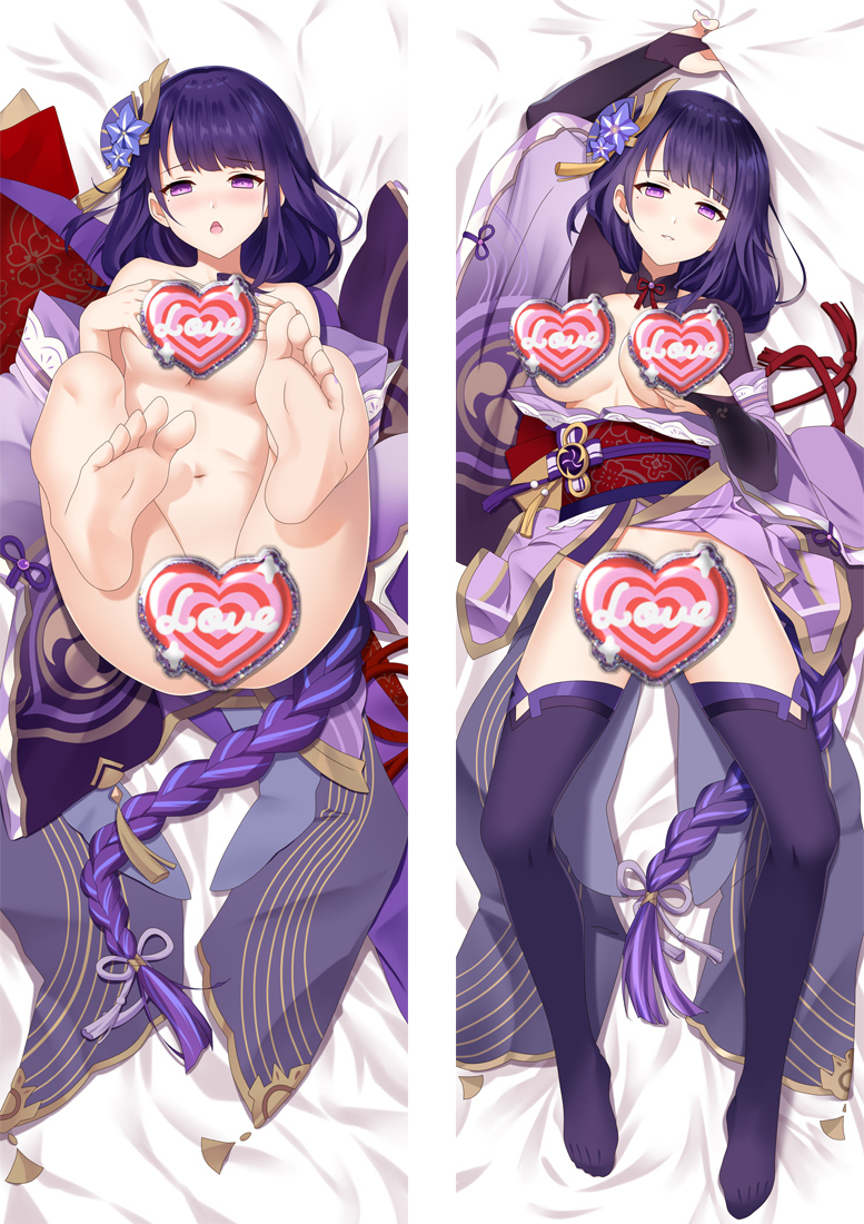 Genshin Impact Raiden Shogun Baal Anime Dakimakura Body Pillow Cover