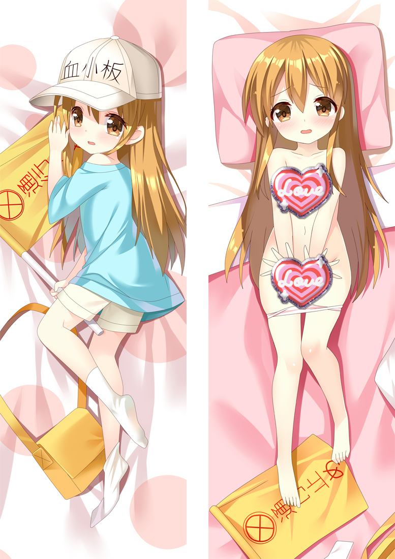 Cells at Work! Platelet Anime Dakimakura Body Pillow Cover H3855-B
