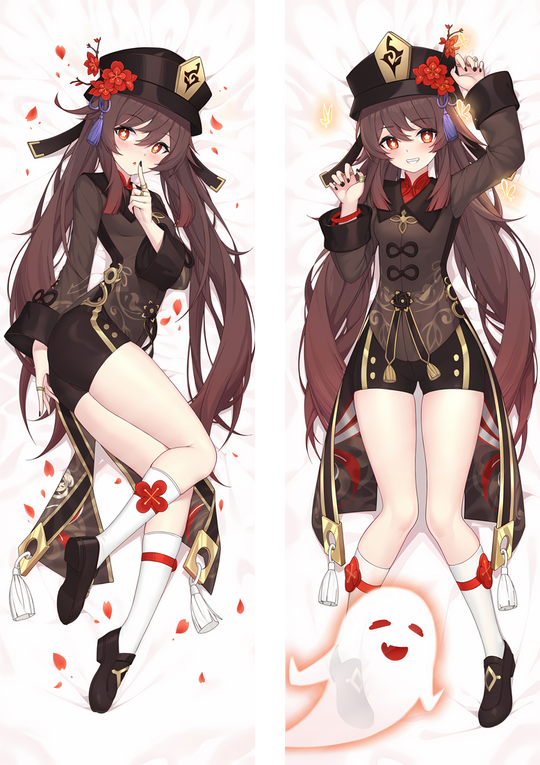 Genshin Impact Hutao Anime Dakimakura Pillow Cover